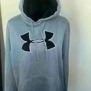 Under Armour Blue/Gray‎ Pullover Hoodie Sweatshirt